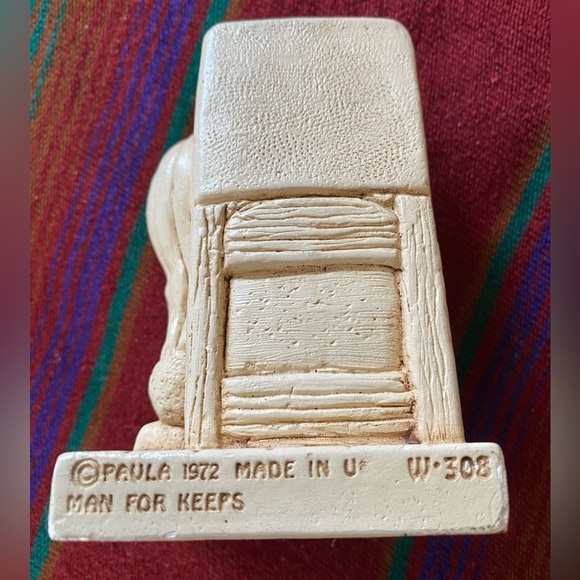 VTG 1972 Paula “ Man for Keeps Prayer” Sillisculpt Gal! W-308. USA. - Picture 6 of 10